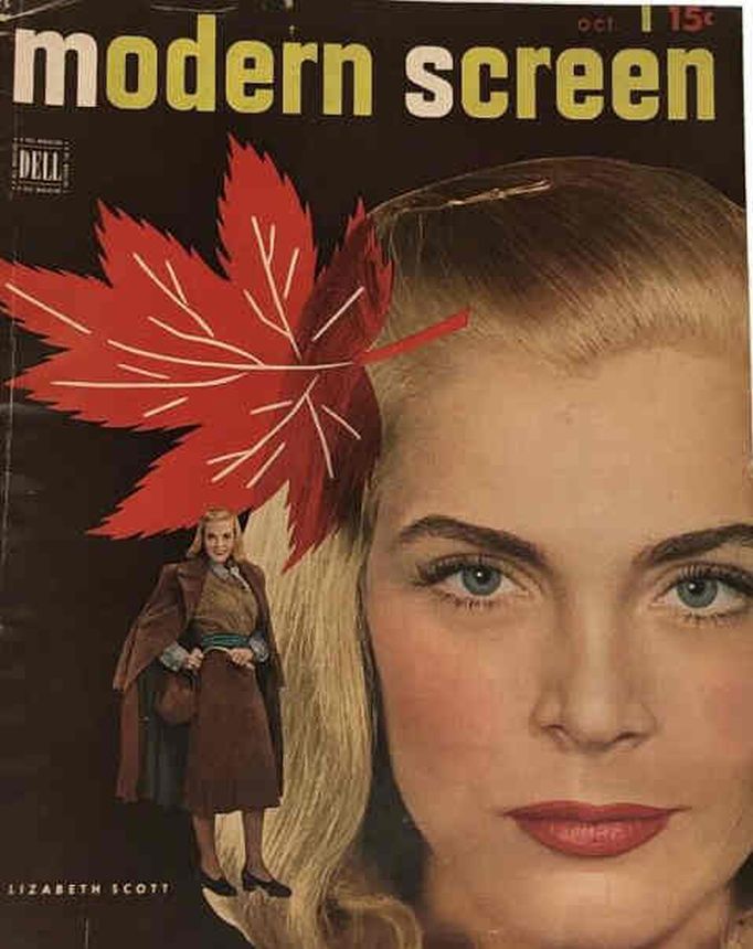 MODERN SCREEN magazine cover Issue 203 October 1947